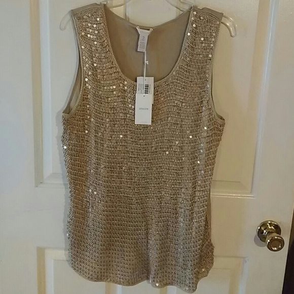 Chico's Tops - Chico's Araceli sequin tank size (XL) 3